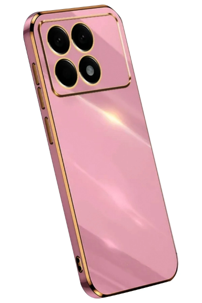 Newface Xiaomi Poco X6 Pro Kılıf Volet Silikon - Mor resmi