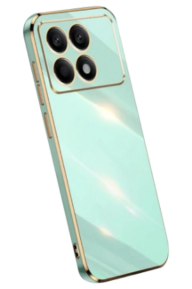 Newface Xiaomi Poco X6 Pro Kılıf Volet Silikon - Açık Yeşil resmi