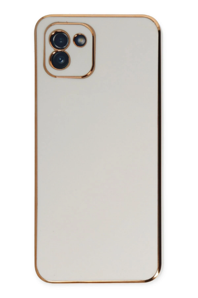 Newface Samsung Galaxy A03 Kılıf Volet Silikon - Beyaz resmi