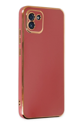 Newface Samsung Galaxy A03 Kılıf Volet Silikon - Kırmızı resmi