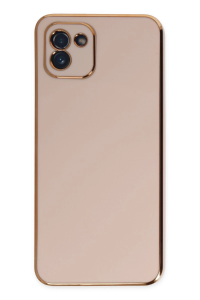 Newface Samsung Galaxy A03 Kılıf Volet Silikon - Pembe resmi