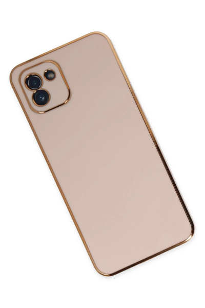 Newface Samsung Galaxy A03 Kılıf Volet Silikon - Pembe resmi