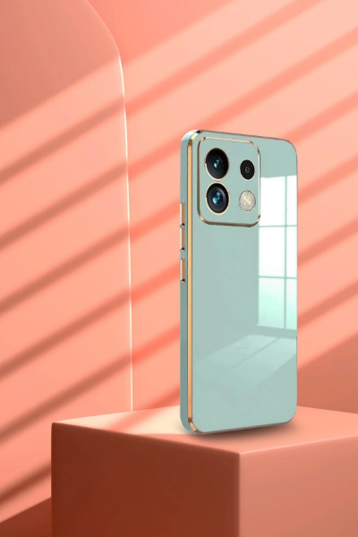 Newface Xiaomi Poco M6 Pro 4G Kılıf Volet Silikon - Mavi resmi