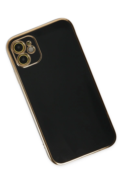 Newface iPhone 12 Kılıf Volet Silikon - Siyah resmi