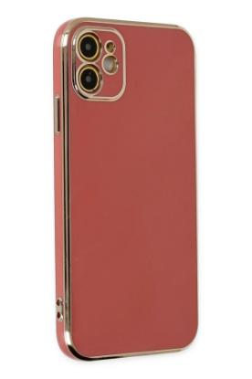 Newface iPhone 12 Kılıf Volet Silikon - Kırmızı resmi