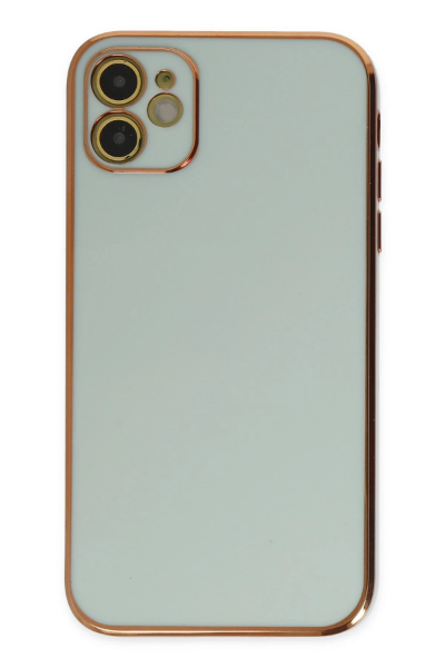 Newface iPhone 12 Kılıf Volet Silikon - Açık Yeşil resmi