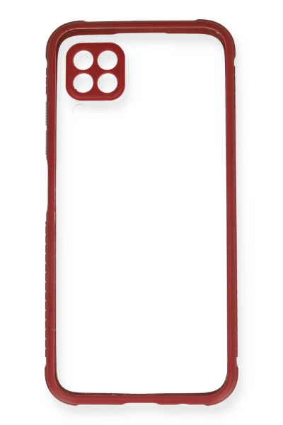 Newface Huawei P40 Lite Kılıf Miami Şeffaf Silikon - Fuşya resmi