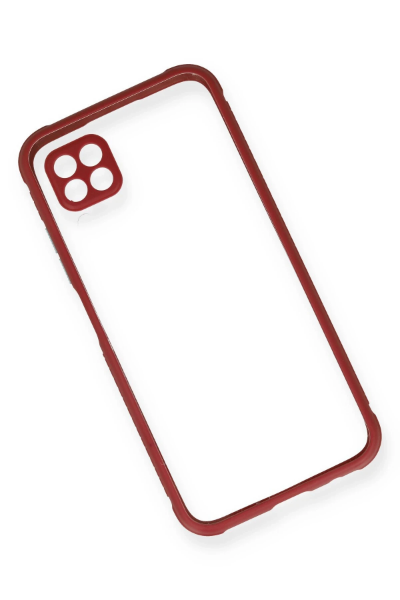 Newface Huawei P40 Lite Kılıf Miami Şeffaf Silikon - Fuşya resmi