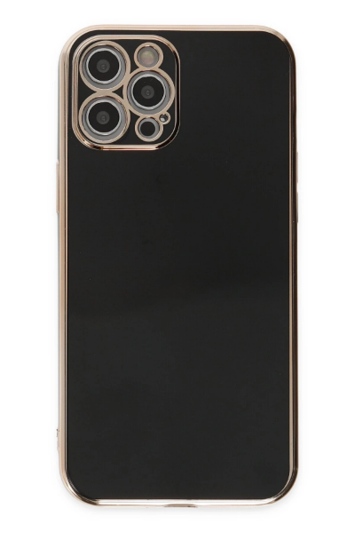 Newface iPhone 12 Pro Kılıf Volet Silikon - Siyah resmi