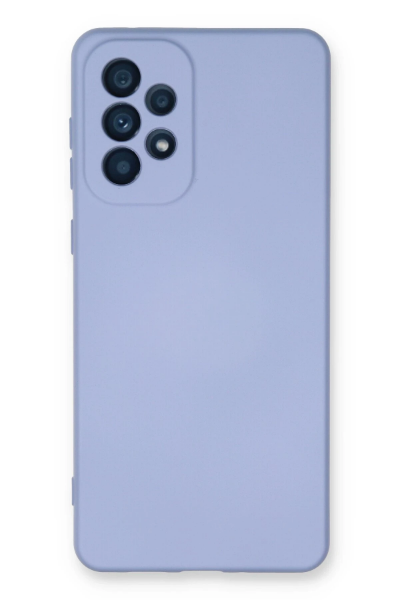 Newface Samsung Galaxy A73 5G Kılıf Nano içi Kadife Silikon - Lila resmi