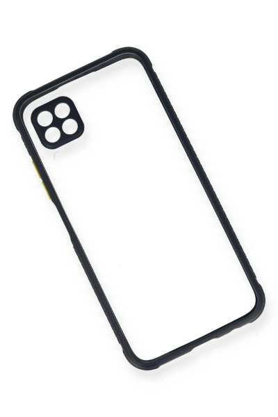 Newface Huawei P40 Lite Kılıf Miami Şeffaf Silikon - Lacivert resmi