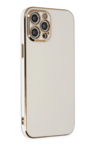 Newface iPhone 12 Pro Kılıf Volet Silikon - Beyaz resmi