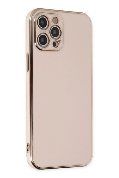 Newface iPhone 12 Pro Kılıf Volet Silikon - Pembe resmi