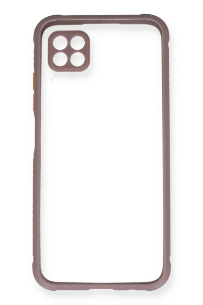 Newface Huawei P40 Lite Kılıf Miami Şeffaf Silikon - Açık Mor resmi