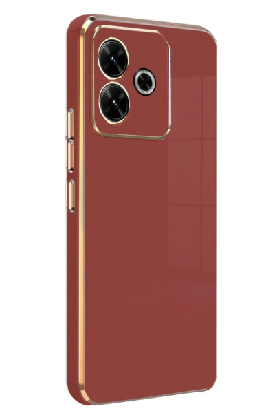 Newface Xiaomi Redmi 13 4G Kılıf Volet Silikon - Kırmızı resmi