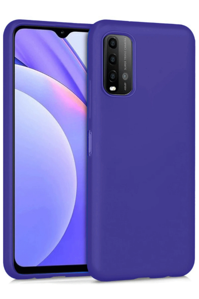 Newface Xiaomi Redmi 9T Kılıf Nano içi Kadife Silikon - Mor resmi