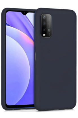 Newface Xiaomi Redmi 9T Kılıf Nano içi Kadife Silikon - Siyah resmi