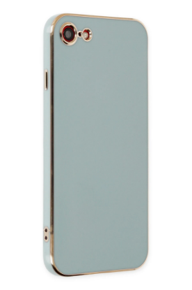 Newface iPhone 7 Kılıf Volet Silikon - Açık Yeşil resmi