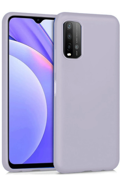 Newface Xiaomi Redmi 9T Kılıf Nano içi Kadife Silikon - Lila resmi