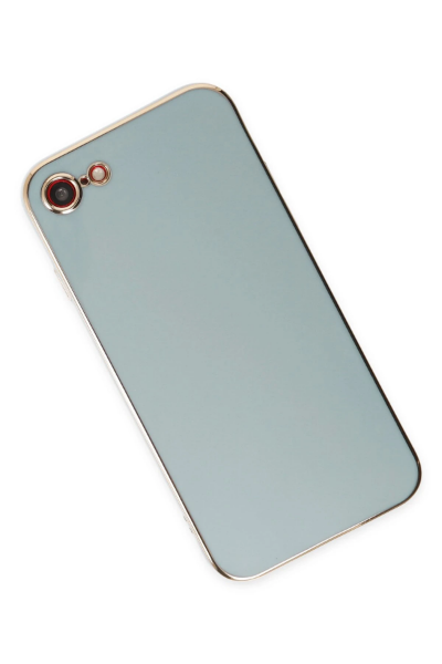 Newface iPhone 7 Kılıf Volet Silikon - Açık Yeşil resmi