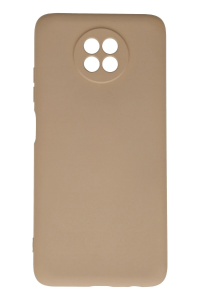 Newface Xiaomi Redmi Note 9 5G Kılıf Nano içi Kadife Silikon - Bej resmi