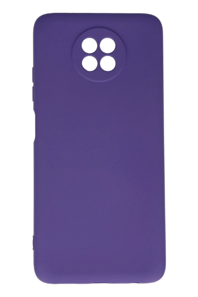 Newface Xiaomi Redmi Note 9 5G Kılıf Nano içi Kadife Silikon - Mor resmi