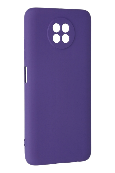Newface Xiaomi Redmi Note 9 5G Kılıf Nano içi Kadife Silikon - Mor resmi