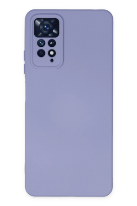 Newface Xiaomi Redmi Note 11 Pro Kılıf Nano içi Kadife Silikon - Lila resmi