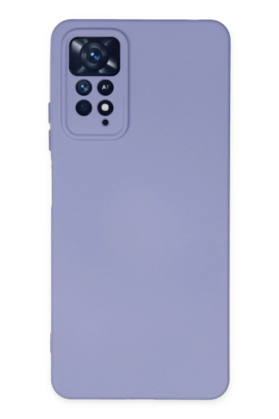 Newface Xiaomi Redmi Note 11 Pro Kılıf Nano içi Kadife Silikon - Lila resmi