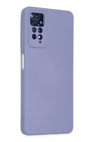 Newface Xiaomi Redmi Note 11 Pro Kılıf Nano içi Kadife Silikon - Lila resmi