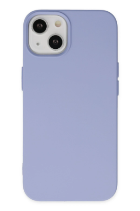 Newface iPhone 14 Plus Kılıf Nano içi Kadife Silikon - Lila resmi