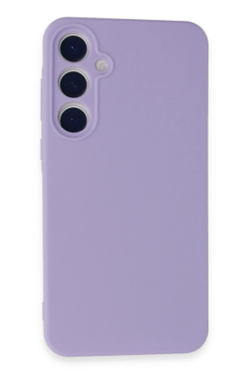 Newface Samsung Galaxy A35 5G Kılıf Nano içi Kadife Silikon - Lila resmi
