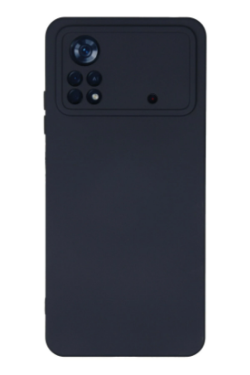 Newface Xiaomi Poco X4 Pro 5G Kılıf Nano içi Kadife Silikon - Lacivert resmi