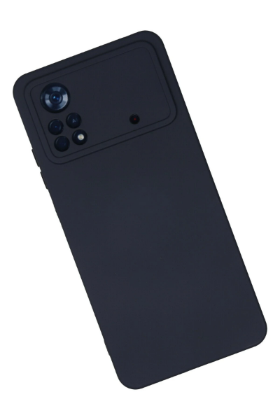 Newface Xiaomi Poco X4 Pro 5G Kılıf Nano içi Kadife Silikon - Lacivert resmi
