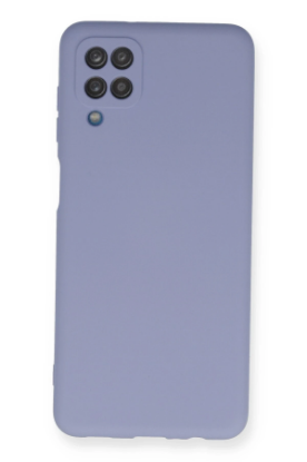 Newface Samsung Galaxy A12 Kılıf Nano içi Kadife Silikon - Lila resmi