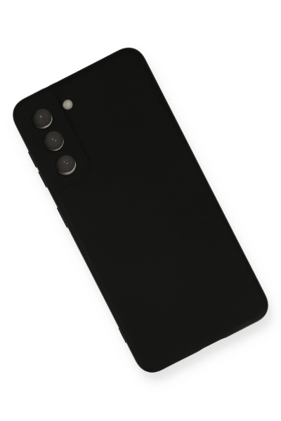 Newface Samsung Galaxy S21 Kılıf Nano içi Kadife Silikon - Siyah resmi