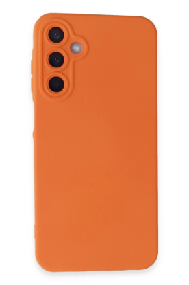 Newface Samsung Galaxy A05S Kılıf Nano içi Kadife Silikon - Turuncu resmi