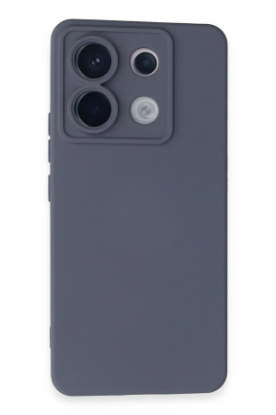 Newface Xiaomi Redmi Note 13 Pro 5G Kılıf Nano içi Kadife Silikon - Gri resmi