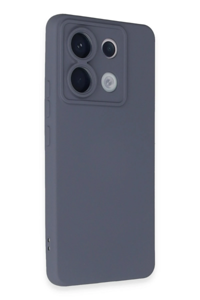Newface Xiaomi Redmi Note 13 Pro 5G Kılıf Nano içi Kadife Silikon - Gri resmi