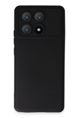 Newface Xiaomi Poco X6 Pro Kılıf Nano içi Kadife Silikon - Siyah resmi