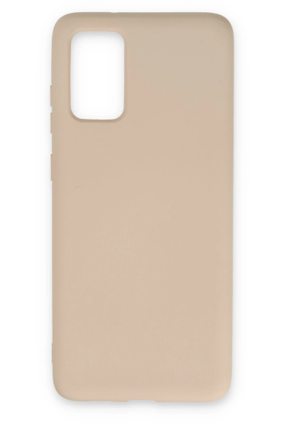 Newface Samsung Galaxy S20 Kılıf Nano içi Kadife Silikon - Pudra resmi