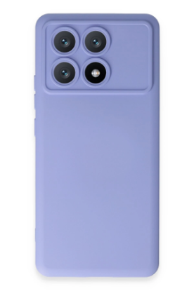 Newface Xiaomi Poco X6 Pro Kılıf Nano içi Kadife Silikon - Lila resmi