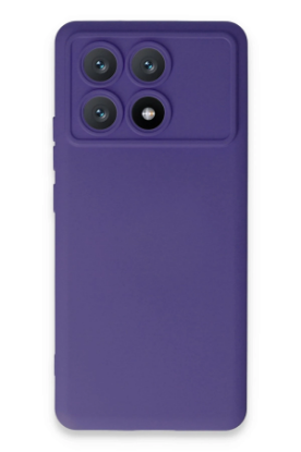 Newface Xiaomi Poco X6 Pro Kılıf Nano içi Kadife Silikon - Mor resmi