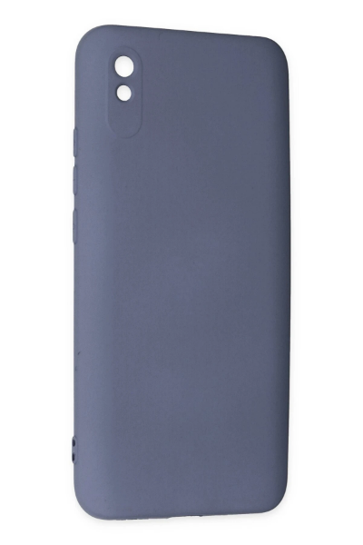 Newface Xiaomi Redmi 9A Kılıf Nano içi Kadife Silikon - Gri resmi