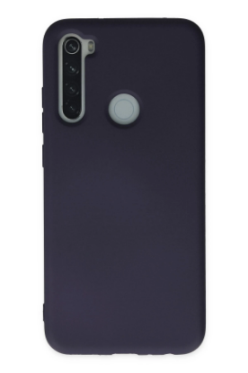 Newface Xiaomi Redmi Note 8 Kılıf Nano içi Kadife Silikon - Lacivert resmi