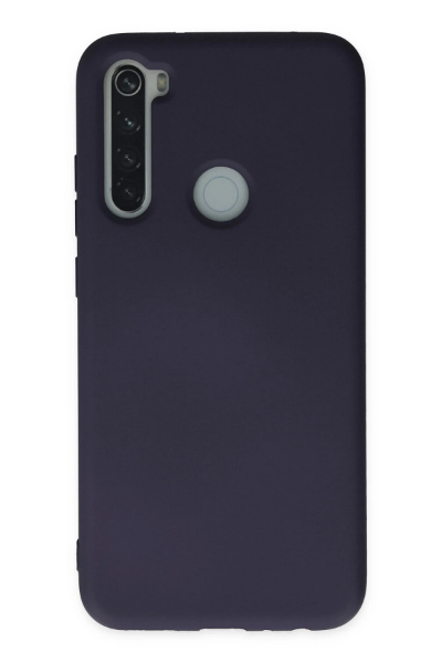 Newface Xiaomi Redmi Note 8 Kılıf Nano içi Kadife Silikon - Lacivert resmi