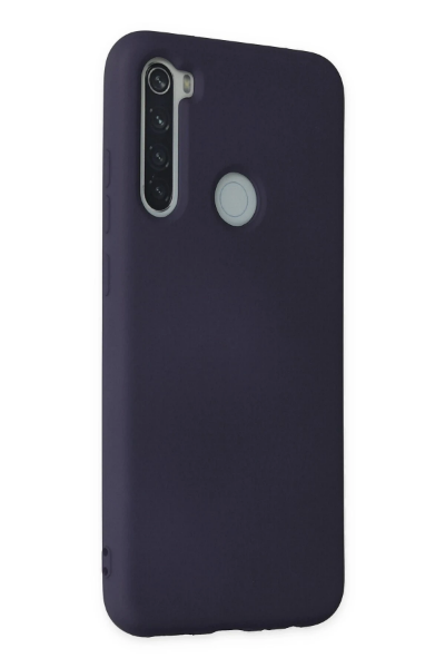 Newface Xiaomi Redmi Note 8 Kılıf Nano içi Kadife Silikon - Lacivert resmi
