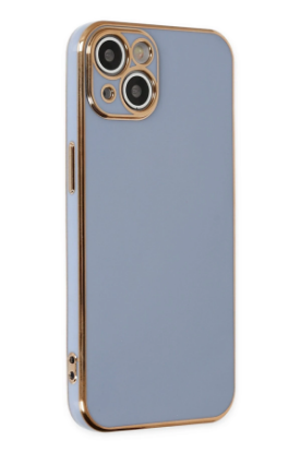 Newface iPhone 14 Kılıf Volet Silikon - Mavi resmi