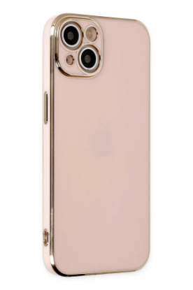 Newface iPhone 14 Kılıf Volet Silikon - Pembe resmi