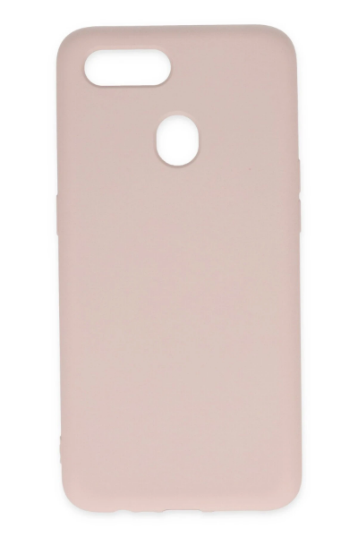 Newface Oppo A12 Kılıf Nano içi Kadife Silikon - Pudra resmi